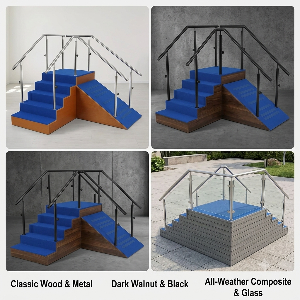 Wooden Exercise Staircase - Occupational Therapy Equipment