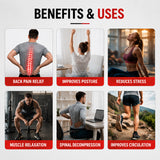 Inversion table benefits and uses for back pain relief, posture support, muscle relaxation, spinal decompression, stress relief and circulation support