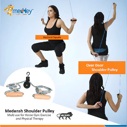 Medansh Shoulder Pulley Multi use for Home Gym Exercise and Physical Therapy