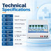 Medansh digital IFT therapy unit technical specifications with 45 pre-set programs, 2 kHz and 4 kHz frequency, 0–99 minute timer and 2P, 4P, 4PV modes