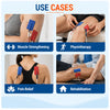 Muscle stimulator EMS use cases for muscle strengthening, physiotherapy, pain relief and rehabilitation therapy