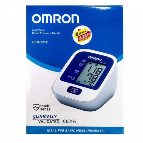 Omron HEM-8712 AP Bloor Pressure Monitor with 3 Year Warranty