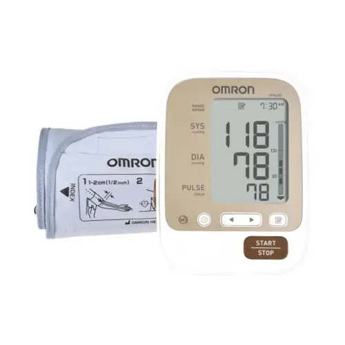 Omron JPN 600 Made in Japan with BP Level Indicator, Storage bag and 90 Memory