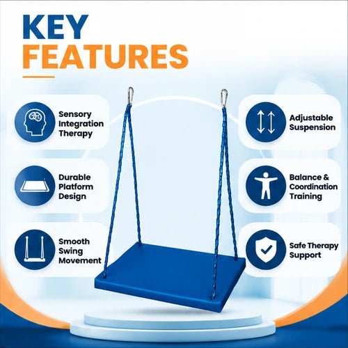 sensory therapy platform swing for children rehabilitation and occupational therapy use
