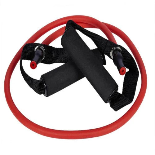 Premium exercise tubes set of three with progressive resistance handles