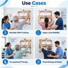 Shoulder exercise wheel use cases for shoulder range-of-motion training, upper-limb mobility, occupational therapy, physiotherapy and rehabilitation