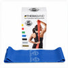 TheraBand 1.5 m professional resistance band in blue with product packaging for exercise, rehabilitation and therapy use