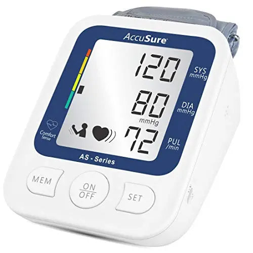 AccuSure AS Extra Large LCD and WHO Approved BP Machine