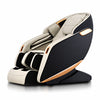 adjustable body massage chair with full-body enclosed design, extendable footrest and cushioned seating for home relaxation