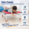 adjustable prone crawler use cases for pediatric therapy, rehabilitation, motor skill development, strength and coordination training