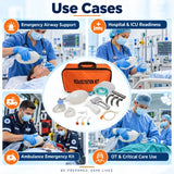 adult resuscitation kit use cases for emergency airway support, hospital and icu readiness, ambulance emergencies, operation theatre and critical care
