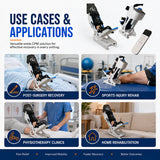 ankle cpm machine use cases for post surgery recovery sports injury rehab physiotherapy clinics and home rehabilitation