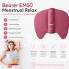 Beurer EM50 product summary – menstrual TENS with heat, 3 TENS programmes, 3 heat levels, rechargeable
