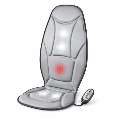 beurer mg155 seat massager with shiatsu massage nodes heat function and remote control