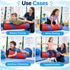 bolster swing therapy use cases for balance training, motor planning, vestibular stimulation and postural control in sensory rooms