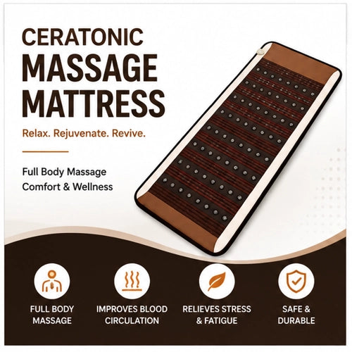 ceratonic massage mattress for full body massage comfort relaxation and wellness