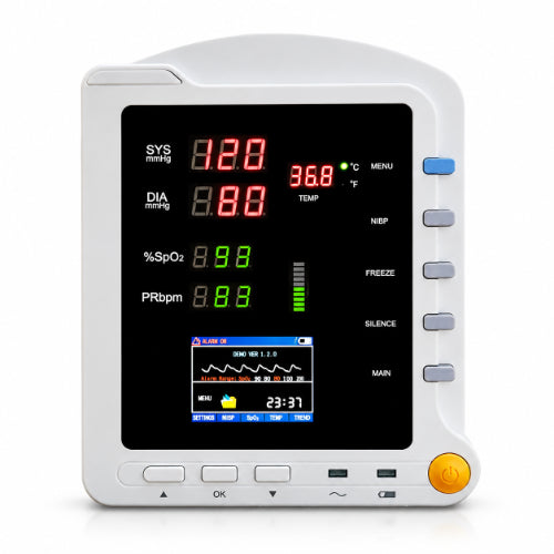contec cms5100 compact patient monitor with digital vital signs display for bedside and clinical monitoring