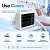 contec cms8000 patient monitor use cases for icu and critical care, hospital wards, emergency and trauma care, and operation theatre recovery
