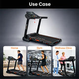 AC 350 treadmill use cases at home, gym and wellness clinic