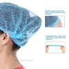 Disposable Bouffant Cap Stretchable (100 Pieces) - Pack of 4