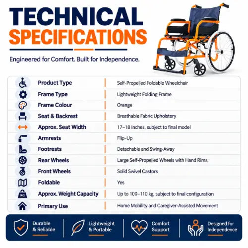 foldable wheelchair