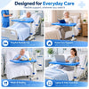 gearmatic over bed table use cases for hospital bedside care, home care, meals, reading, laptop use and daily essentials