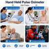 Hand held pulse oximeter use cases