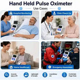 Hand held pulse oximeter use cases