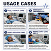 ICU ventilator FMT 2000 usage cases