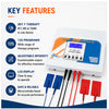 ift ms tens 3 in 1 physiotherapy machine key features with 125 preset programs adjustable intensity and lcd display