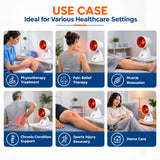 infrared heat lamp use cases for physiotherapy treatment pain relief therapy muscle relaxation chronic condition support sports injury recovery and home care