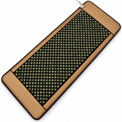 full body jade and tourmaline far infrared heating mat with magnetic elements for home wellness and relaxation