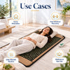 jade and tourmaline heating mat use cases for home relaxation, post-workout recovery, daily warmth routine and spa wellness use