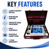 laser therapy device key features for targeted pain relief and rehabilitation support