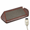 magnetic massage mattress with tourmaline stone surface and wired controller for wellness and relaxation use