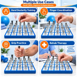 magnetic peg board use cases for hand dexterity training, finger coordination, grip practice and rehabilitation therapy