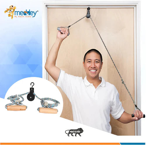 Medansh Shoulder Pulley Multi use for Home Gym Exercise and Physical Therapy