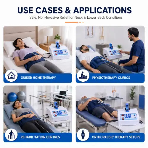 medansh traction machine use cases for home therapy physiotherapy clinics and rehabilitation centres