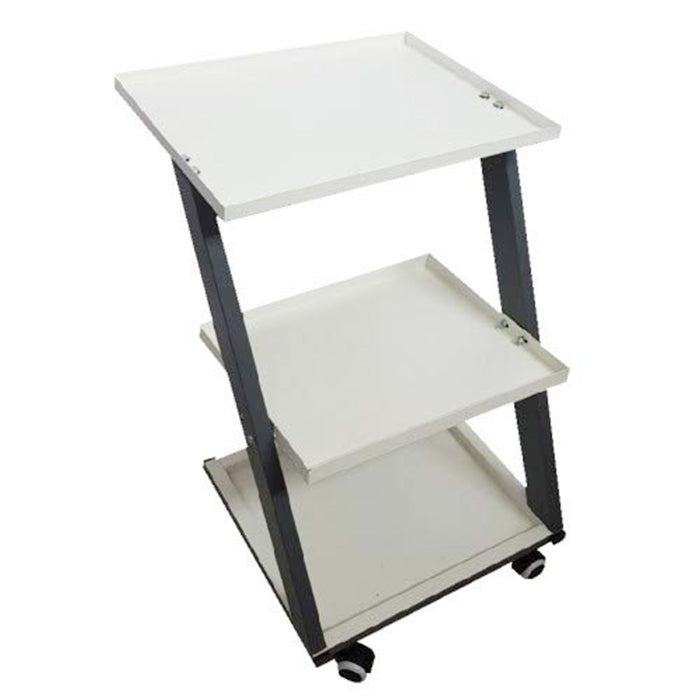 Medansh Z Trolley two-tier powder-coated instrument trolley on castor wheels