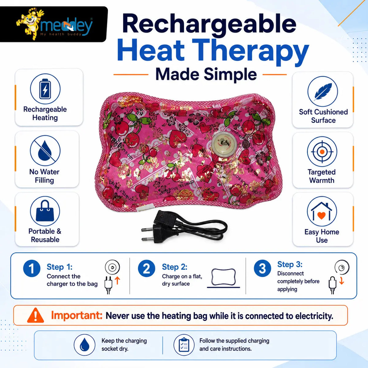 Hot Water Bag 2L for Back & Muscle Pain Relief – Meddey