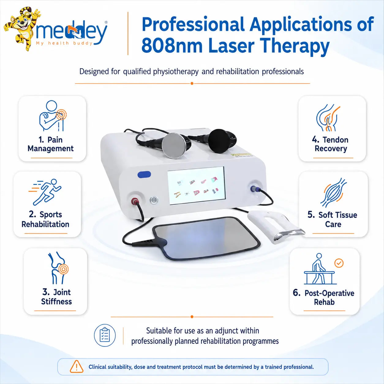 meddey laser therapy machine clinical applications