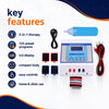 mini lcd 3 in 1 ift ms tens machine key features with 125 preset programs