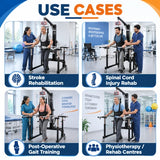motorized gait trainer use cases for stroke rehabilitation, spinal cord injury rehab, post-operative gait training and physiotherapy rehabilitation centres