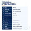 omron ne-u100 portable mesh nebulizer technical specifications with 360 silent mesh technology