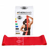 theraband red latex free resistance band use cases for physiotherapy, strength training, stretching and home exercise