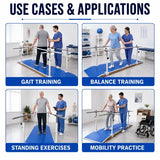 parallel bar system for gait training and physiotherapy rehabilitation