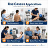 physio studio 6 in 1 physiotherapy machine use cases for pain management sports injury rehab clinic therapy and home therapy