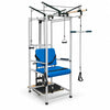 multi exercise physiotherapy chair with pulley system for arm and leg rehabilitation training