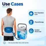 polar care kodiak ice machine use cases for post-operative care, physiotherapy and guided home use
