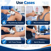 portable ultrasound massager used during physiotherapy, soft-tissue therapy and sports recovery sessions